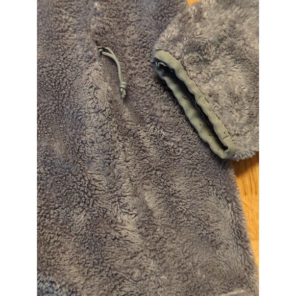 The North Face Jacket Womens Small Gray Full Zip Fleece Fuzzy Long Sleeve - Picture 3 of 12